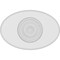 Ekena Millwork Standard Dalton Bullseye Rosette With Rounded Edge, 8"W x 5 1/4"H x 1/2"P ROSP080X053X050DAL04 - alternate 2